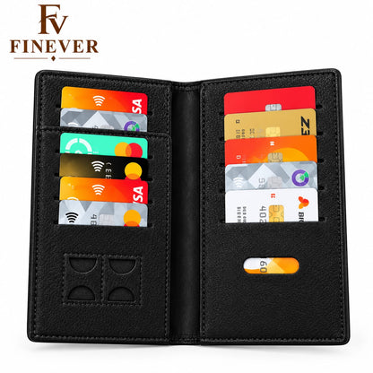 Men's Eagle Embossed Long Wallet – Classic Textured Design