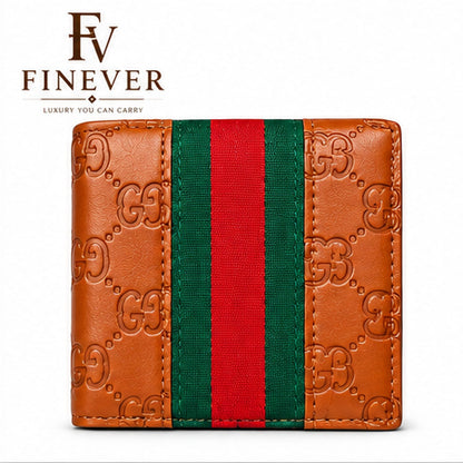 FINEVER Men's Premium Black Bifold Wallet – Multi-Card Holder Design