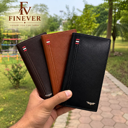 Men's Classic Bifold Wallet – Premium Textured Finish, 3 Colours
