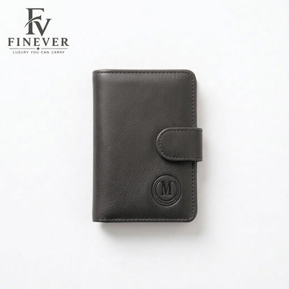Men's Classic Snap-Button Wallet – Elegant Compact Design, 4 Colours