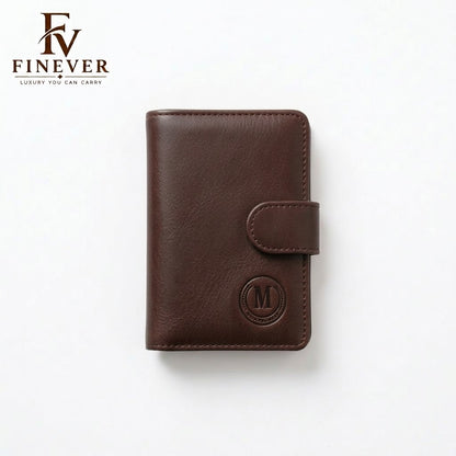 Men's Classic Snap-Button Wallet – Elegant Compact Design, 4 Colours
