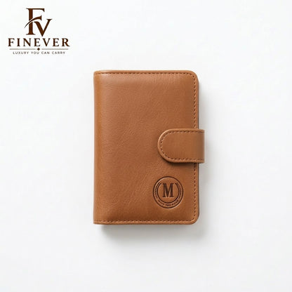 Men's Classic Snap-Button Wallet – Elegant Compact Design, 4 Colours
