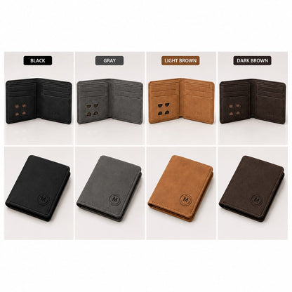 Men’s Compact Pocket Wallet – Minimalist Design with Multiple Colours