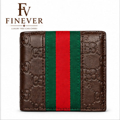 FINEVER Men's Premium Black Bifold Wallet – Multi-Card Holder Design